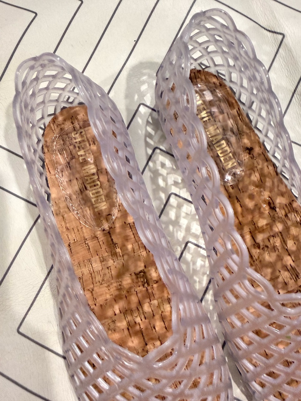 Steve Madden Grove Clear Jelly Flat - Picture 5 of 12